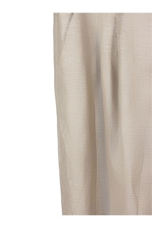 Beige trousers in virgin wool and linen PT TORINO | CDVSFKZ00STDSD810020